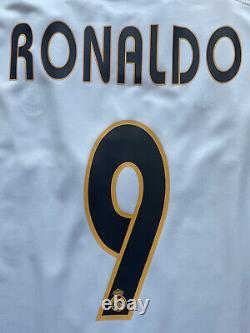 2003/04 Real Madrid Home Jersey #9 Ronaldo XL Adidas Soccer Football R9 NEW