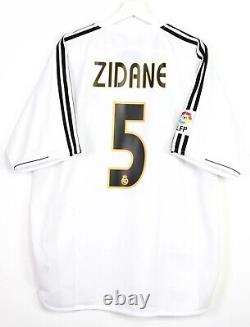 2003/04 Real Madrid Home, ZIDANE 5, Size Large
