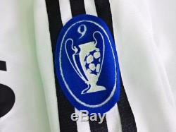 2003-2004 Real Madrid Home Jersey Shirt Camiseta UEFA Champions League M L/S NWT
