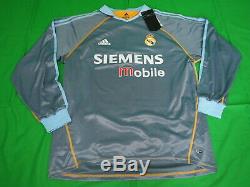 2003-2004 Real Madrid Player Jersey Shirt Camiseta Third SIEMENS L/S L BNWT