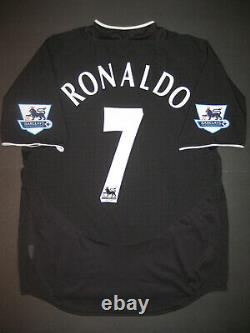 2003-2005 Nike Manchester United Cristiano Ronaldo Away Jersey Shirt Real Madrid