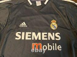 2004-2005 Rare & Vintage Real Madrid Away Soccer Jersey Raul Large