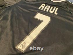 2004-2005 Rare & Vintage Real Madrid Away Soccer Jersey Raul Large