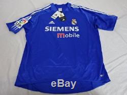 2004-2005 Real Madrid Third Jersey Shirt Camiseta SIEMENS mobile Ronaldo #9 XL