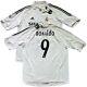 2005/06 Real Madrid Home Jersey #9 Ronaldo XL Adidas Soccer Football R9 NEW