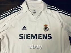 2005-2006 Iconic Real Madrid Home Soccer Jersey David Beckham Size XL