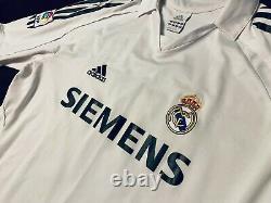 2005-2006 Iconic Real Madrid Home Soccer Jersey David Beckham Size XL