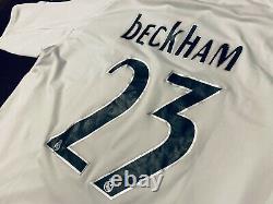 2005-2006 Iconic Real Madrid Home Soccer Jersey David Beckham Size XL