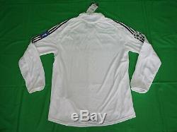 2005-2006 Real Madrid Jersey Shirt Camiseta Home Siemens UEFA UCL L/S L BNWT