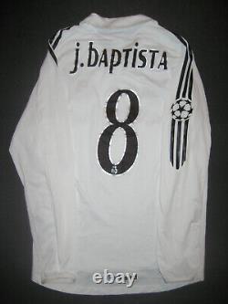 2005-2007 Adidas Real Madrid Julio Baptista Long Sleeve Jersey Shirt LS Home