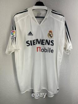 2005 Adidas Real Madrid Home Jersey David Beckham #23 Men Sz Large Liga England