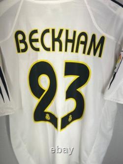 2005 Adidas Real Madrid Home Jersey David Beckham #23 Men Sz Large Liga England