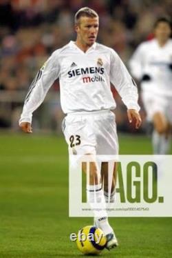 2005 Adidas Real Madrid Home Jersey David Beckham #23 Men Sz Large Liga England