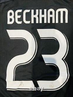 2006/07 Real Madrid Away Long Sleeves Shirt Jersey No. 7 Beckham Size XL