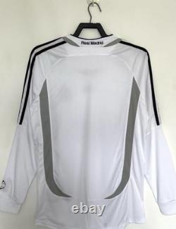 2006/2007 Retro Long Sleeve Real Madrid Home Jersey M