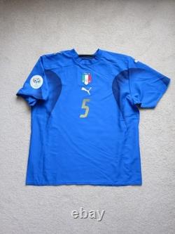 2006 Italy CANNAVARO Soccer Jersey Football Shirt Juventus Real Madrid AUTHENTIC