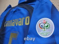2006 Italy CANNAVARO Soccer Jersey Football Shirt Juventus Real Madrid AUTHENTIC