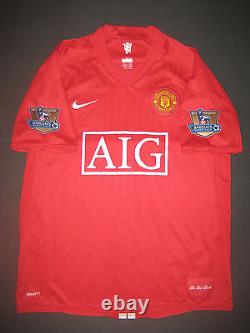 2007-2009 Nike Manchester United Cristiano Ronaldo Jersey Shirt Kit Real Madrid