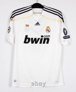 2009-10 Real MADRID Home S/S No. 9 RONALDO UCL 09-10 RMCF UEFA CL jersey shirt