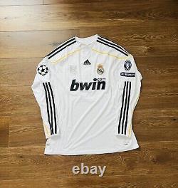 2009/10 Real Madrid Home Long Sleeves Shirt Jersey No. 9 C. Ronaldo Size 2XL