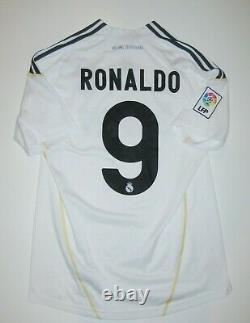 2009-2010 Adidas Real Madrid Cristiano Ronaldo Kit Jersey Home Shirt Original