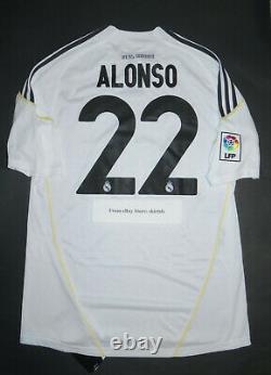2009-2010 Adidas Real Madrid Xabi Alonso Home Jersey Shirt Kit Authentic