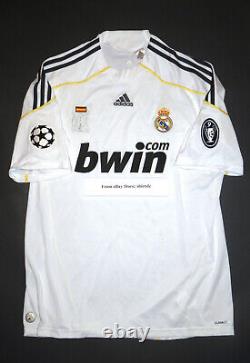 2009-2010 Adidas Sample Real Madrid Jersey Shirt Kit UCL Champions League Home