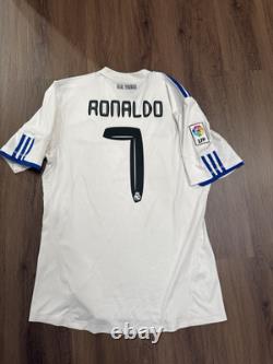 2010/11 Real Madrid Home Jersey #7 Cristiano Ronaldo Authentic Size Large
