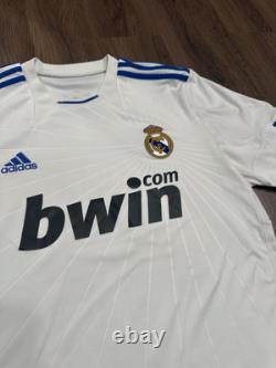 2010/11 Real Madrid Home Jersey #7 Cristiano Ronaldo Authentic Size Large