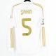 2010-11 Real Madrid Home Shirt #5 SAHIN Match Worn Jersey