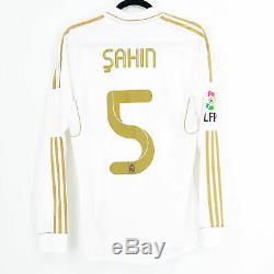 2010-11 Real Madrid Home Shirt #5 SAHIN Match Worn Jersey