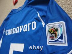 2010 Italy CANNAVARO Soccer Jersey Football Shirt Real Madrid L AUTHENTIC