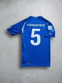 2010 Italy CANNAVARO Soccer Jersey Football Shirt Real Madrid L Puma 736646
