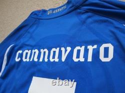 2010 Italy CANNAVARO Soccer Jersey Football Shirt Real Madrid L Puma 736646