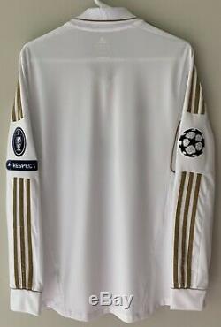 2011/12 Adidas Real Madrid Long Sleeve Champions League Jersey M shirt ramos cr7