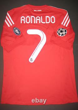 2011/2012 Adidas Real Madrid Cristiano Ronaldo Jersey Shirt Champions League Red