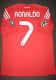 2011/2012 Adidas Real Madrid Cristiano Ronaldo Jersey Shirt Champions League Red