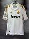 2011/2012 Adidas Real Madrid Cristiano Ronaldo Jersey Shirt Home Gold White Size