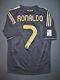 2011/2012 Adidas Real Madrid Cristiano Ronaldo Jersey Shirt Kit Away Black/Gold