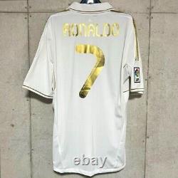 2011 2012 Real Madrid Cristiano Ronaldo #7 Official Home Jersey Shirt Size L