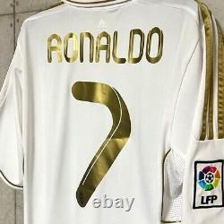 2011 2012 Real Madrid Cristiano Ronaldo #7 Official Home Jersey Shirt Size L