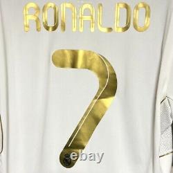 2011 2012 Real Madrid Cristiano Ronaldo #7 Official Home Jersey Shirt Size L