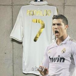 2011 2012 Real Madrid Cristiano Ronaldo #7 Official Home Jersey Shirt Size L