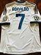 2012/13 Adidas Real Madrid #7 Ronaldo Uefa Champions League Home Jersey W41768