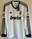 2012/13 Adidas Real Madrid Luka Modric Long Sleeve Home Jersey M shirt croatia