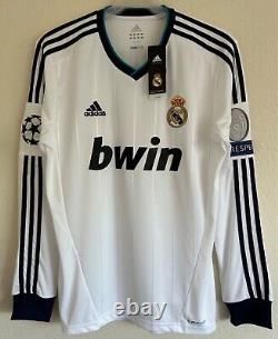 2012/13 Adidas Real Madrid Luka Modric Long Sleeve Home Jersey M shirt croatia