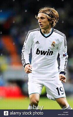 2012/13 Adidas Real Madrid Luka Modric Long Sleeve Home Jersey M shirt croatia