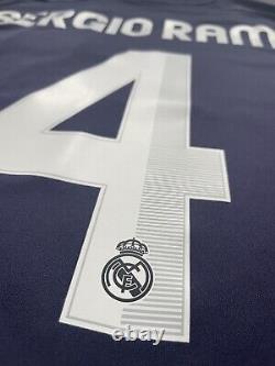 2012/13 Real Madrid Away Jersey #4 Sergio Ramos XL Adidas Football Soccer NEW