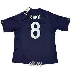 2012/13 Real Madrid Away Jersey #8 KAKA XL Adidas Football LOS BLANCO NEW