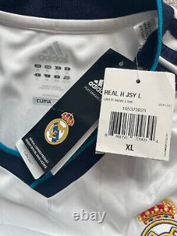 2012/13 Real Madrid Home Jersey #7 Ronaldo XL Adidas Long Sleeve Soccer CR7 NEW